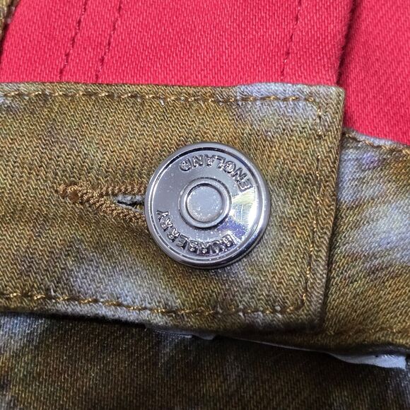 Burberry Runway Fawn Print Two-tone Slim Fit Pants, Sz W 26, Pre-owned - Picture 15 of 16